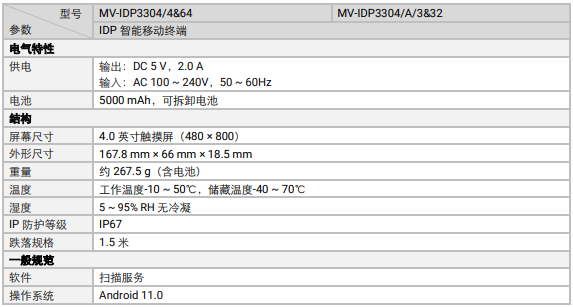 海康MV-IDP3304工業(yè)級(jí)鍵盤(pán)款智能移動(dòng)終端參數(shù).png